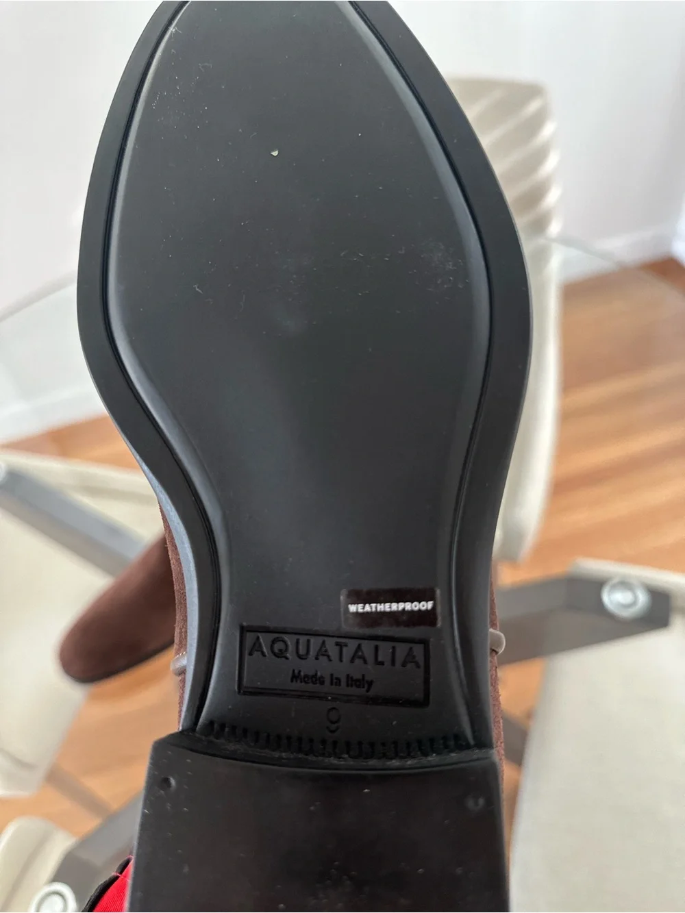 Aquatalia Brown Suede Chukka Boots